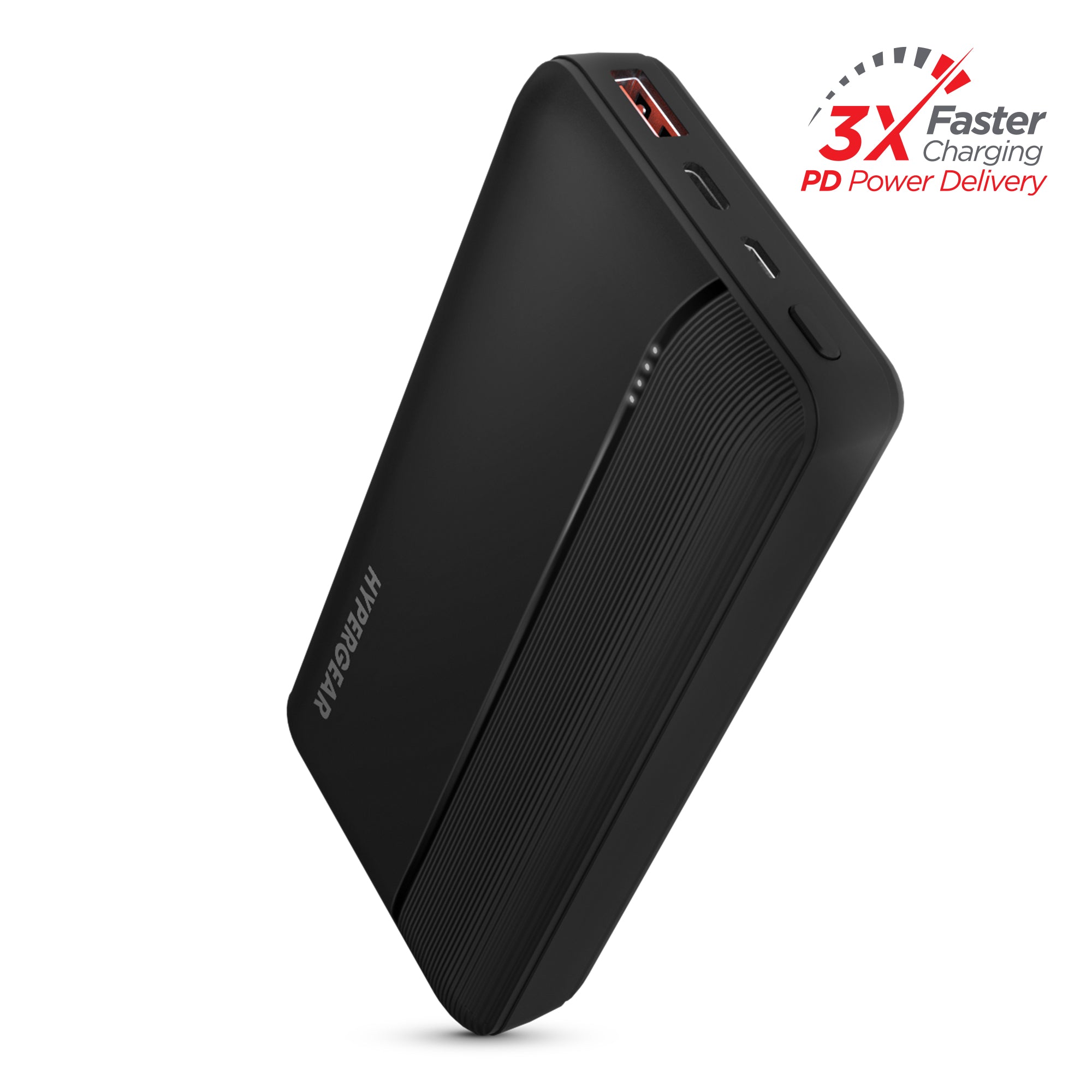 20,000mAh | Fast Charge Power Bank with 20W USB-C PD | Black