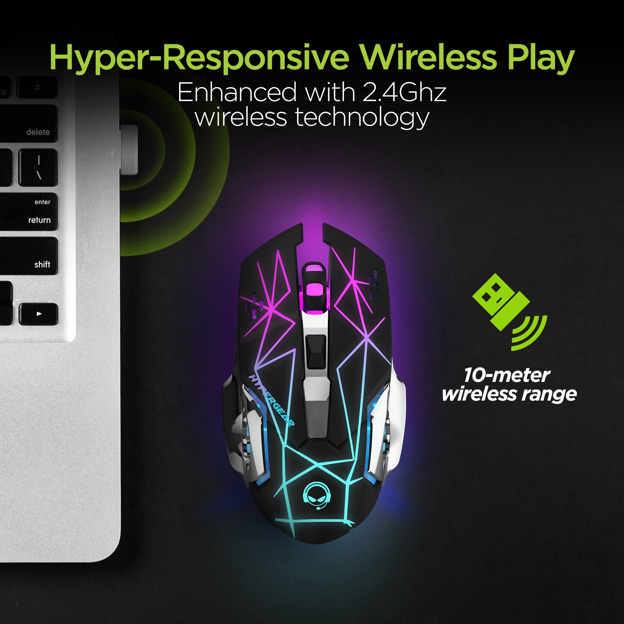 HyperGear Chromium Wireless Gaming Mouse