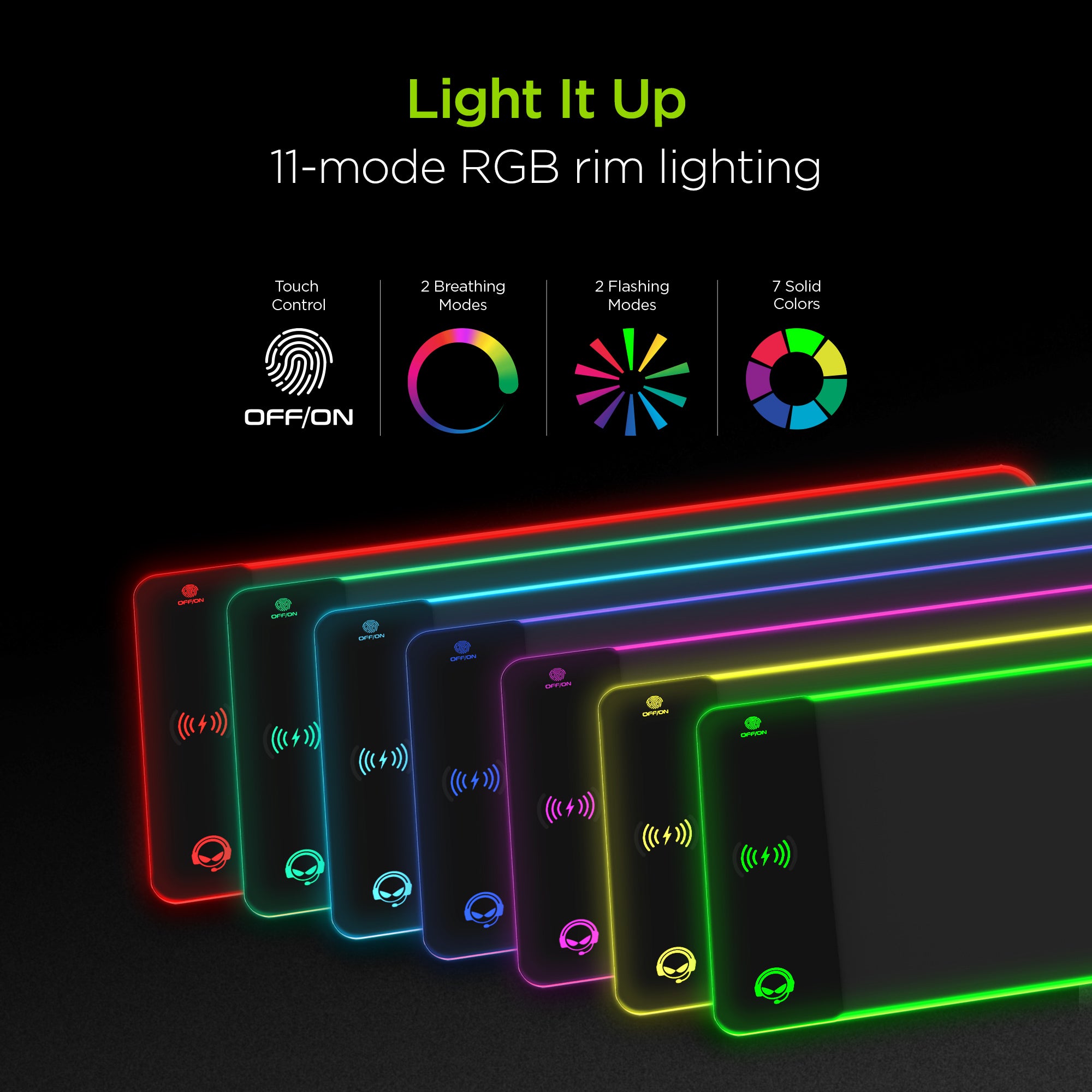 Cool Strip Ratón USB Gaming RGB Negro