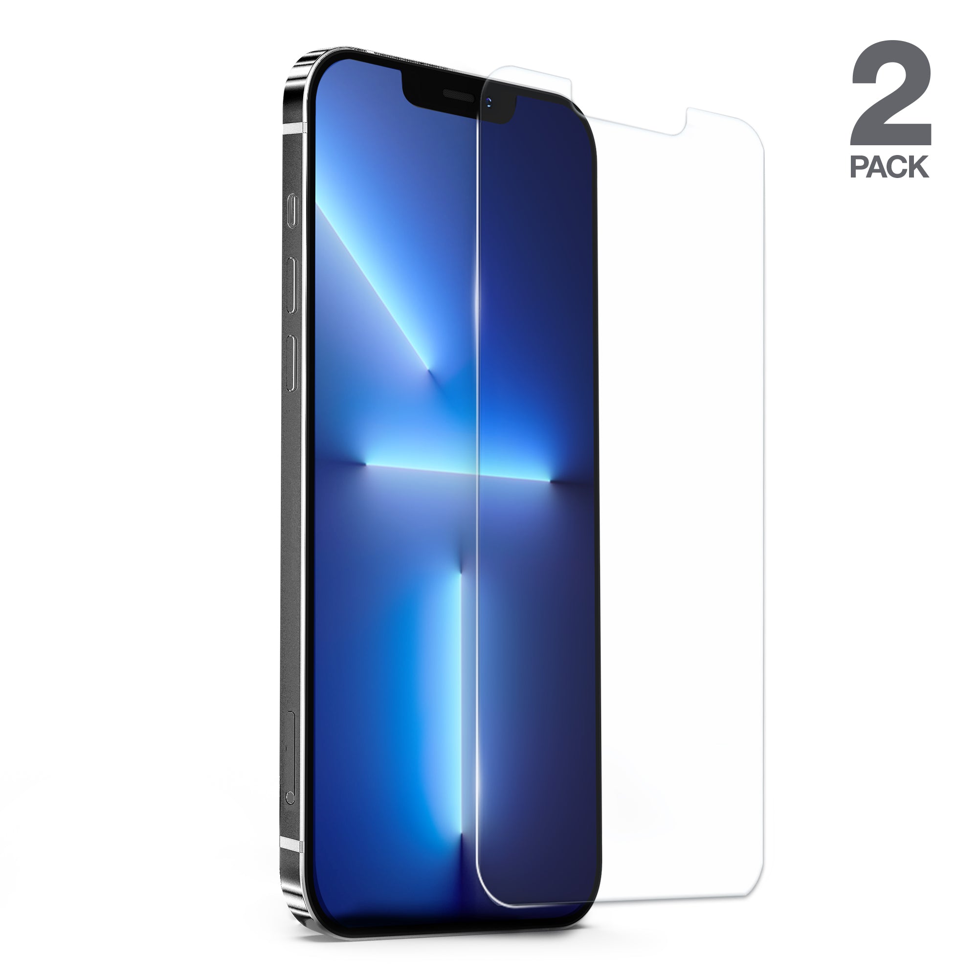 (Pack of 2) Tempered Glass Screen Protector for