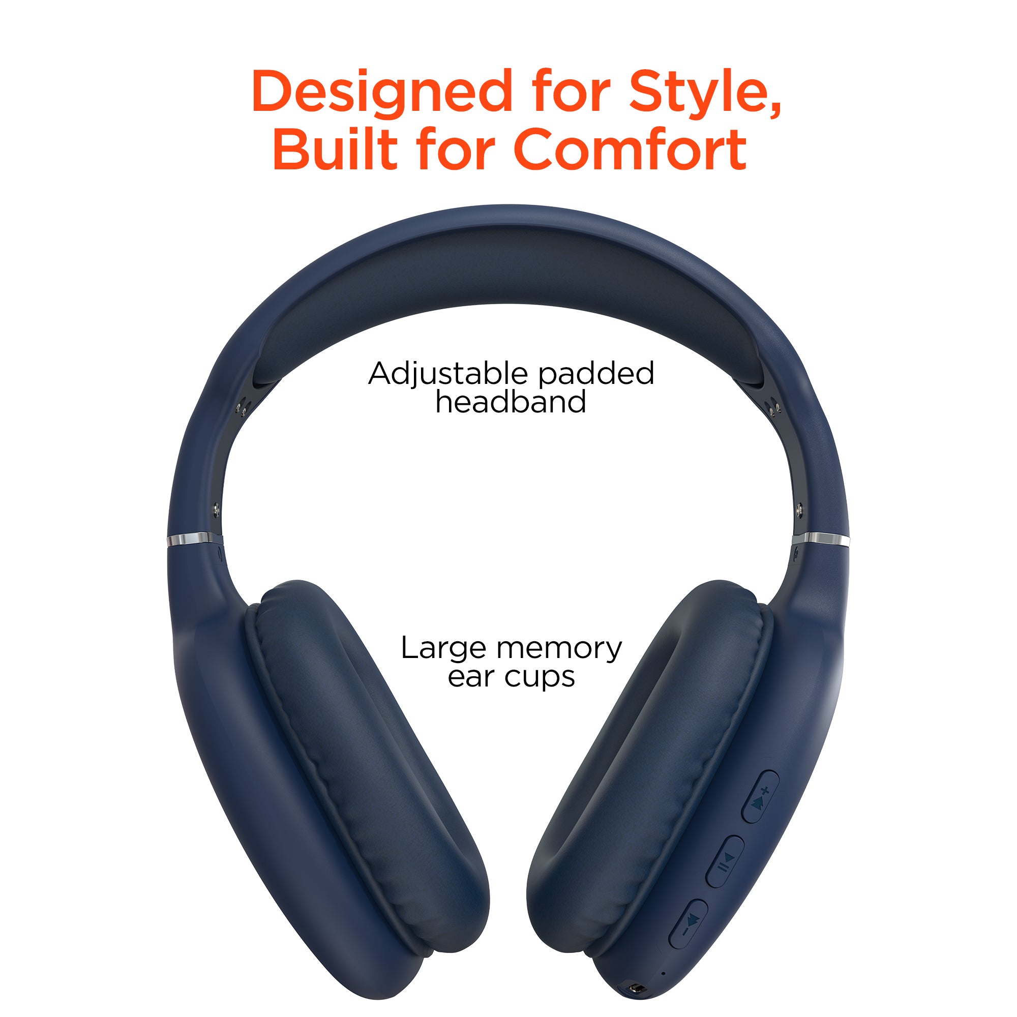 VIBE Wireless Headphones Blue