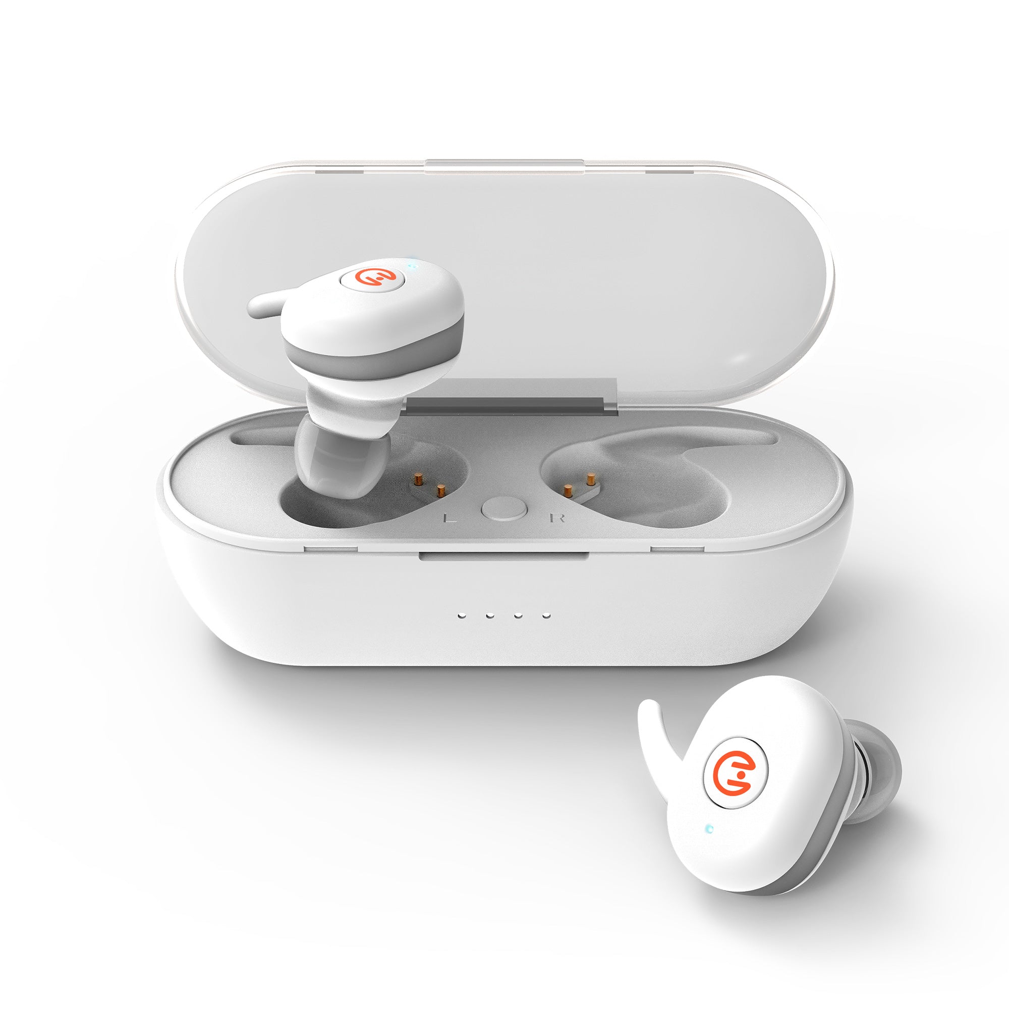 Active True Wireless Earbuds USB-C White – HYPERGEAR
