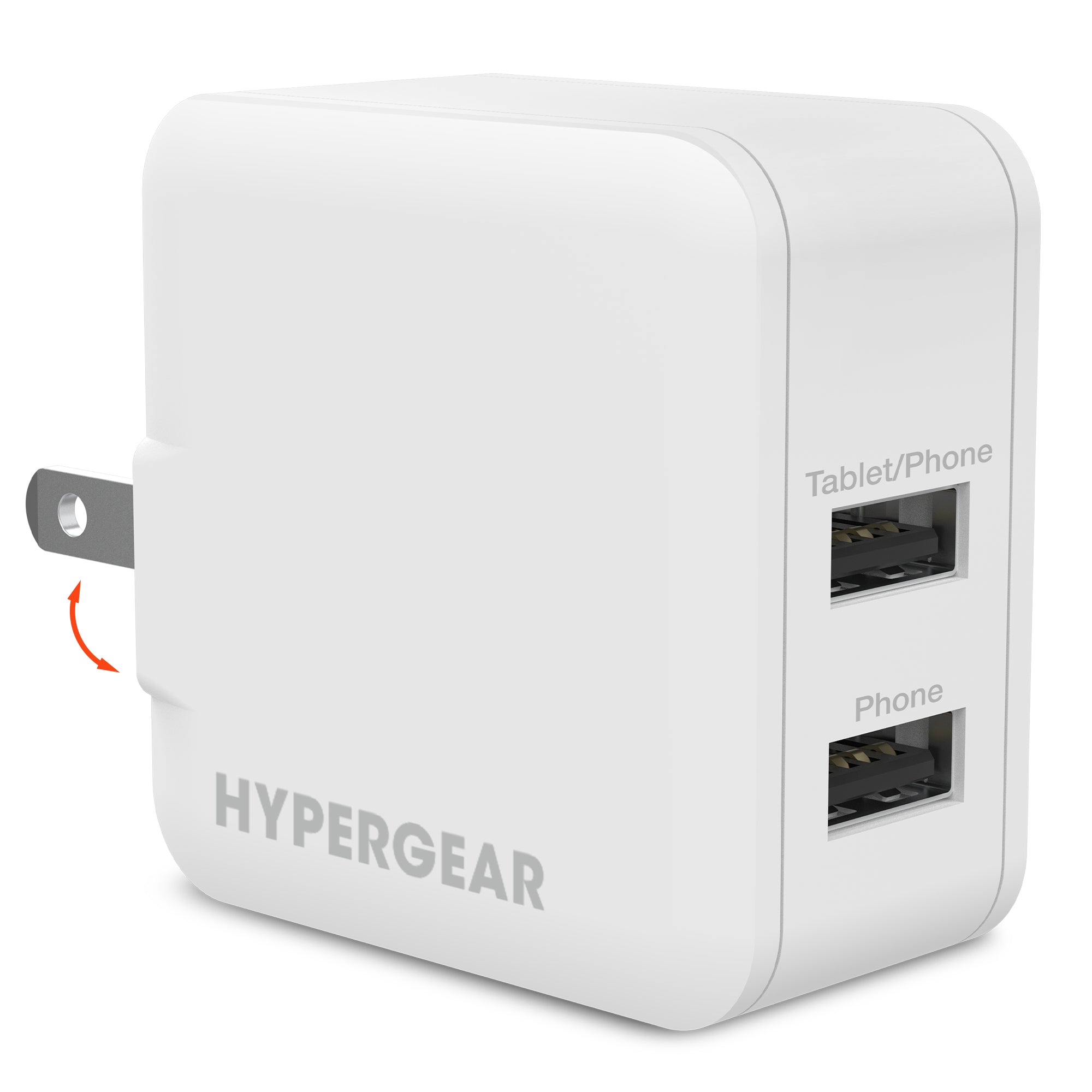 17W Dual Charger | White – HYPERGEAR