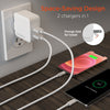 17W Dual USB Wall Charger | White